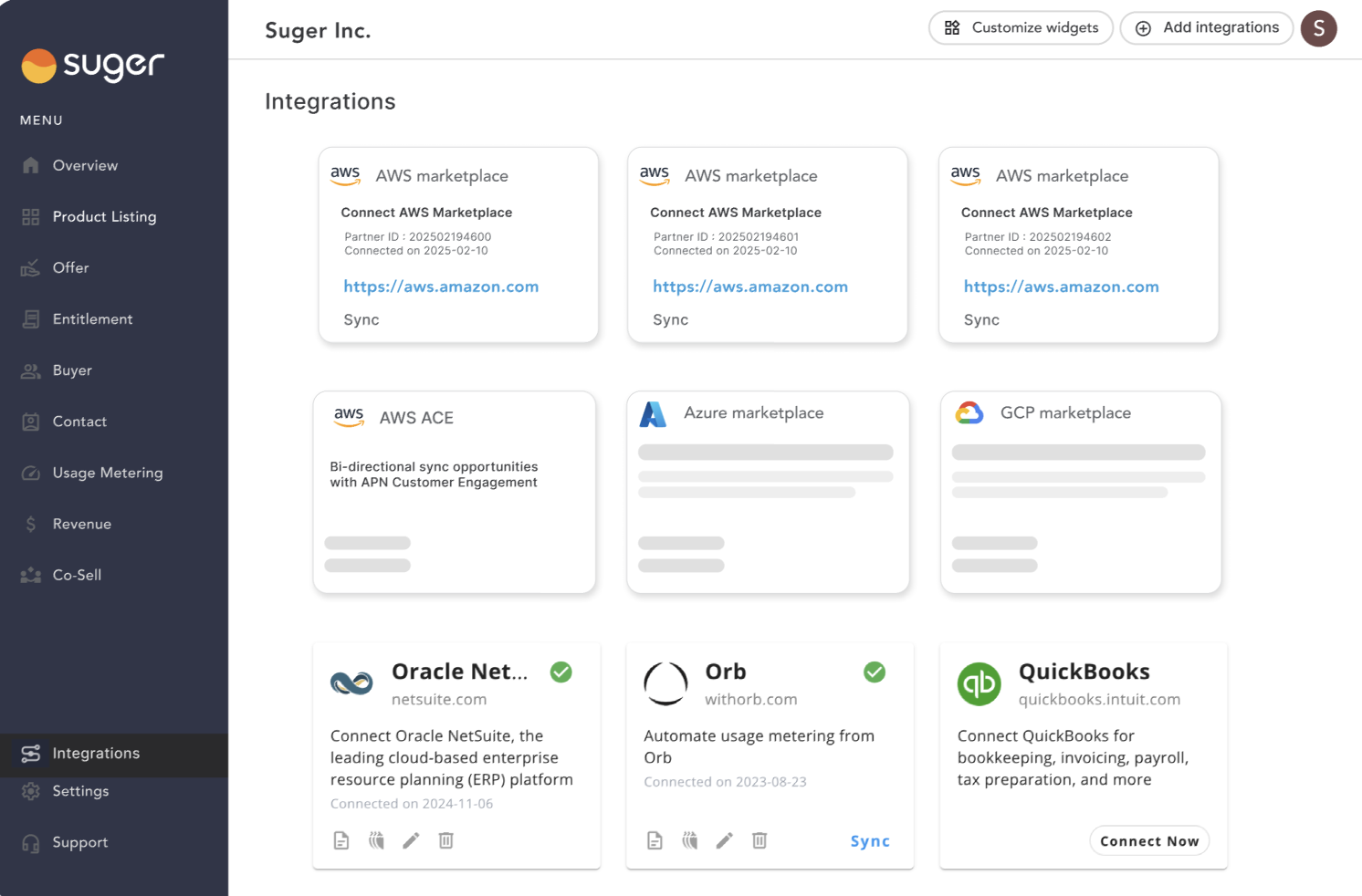 Multi-account AWS Marketplace setup in Fours — managing multiple seller accounts from a single console