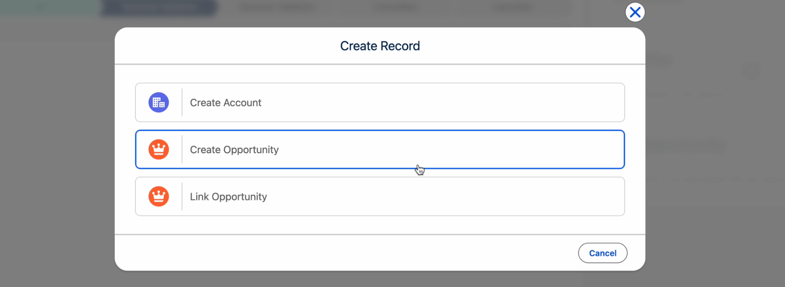 AWS ACE referral linked to the matching Salesforce opportunity inside Fours, with side-by-side fields