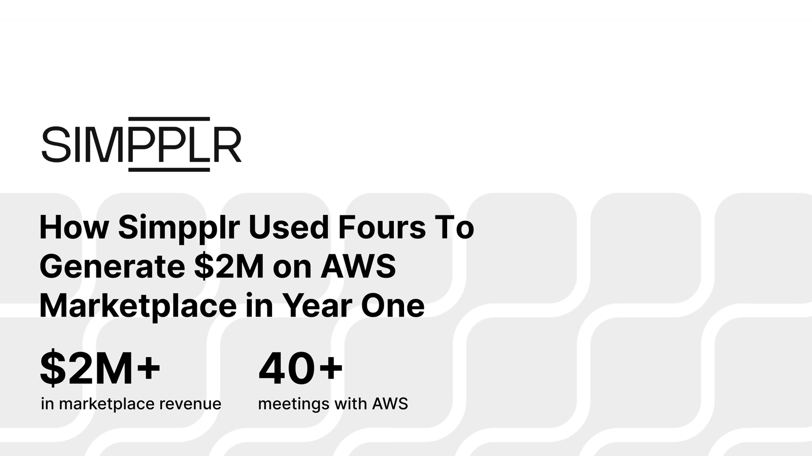 How Simpplr generated $2M on AWS Marketplace in year one