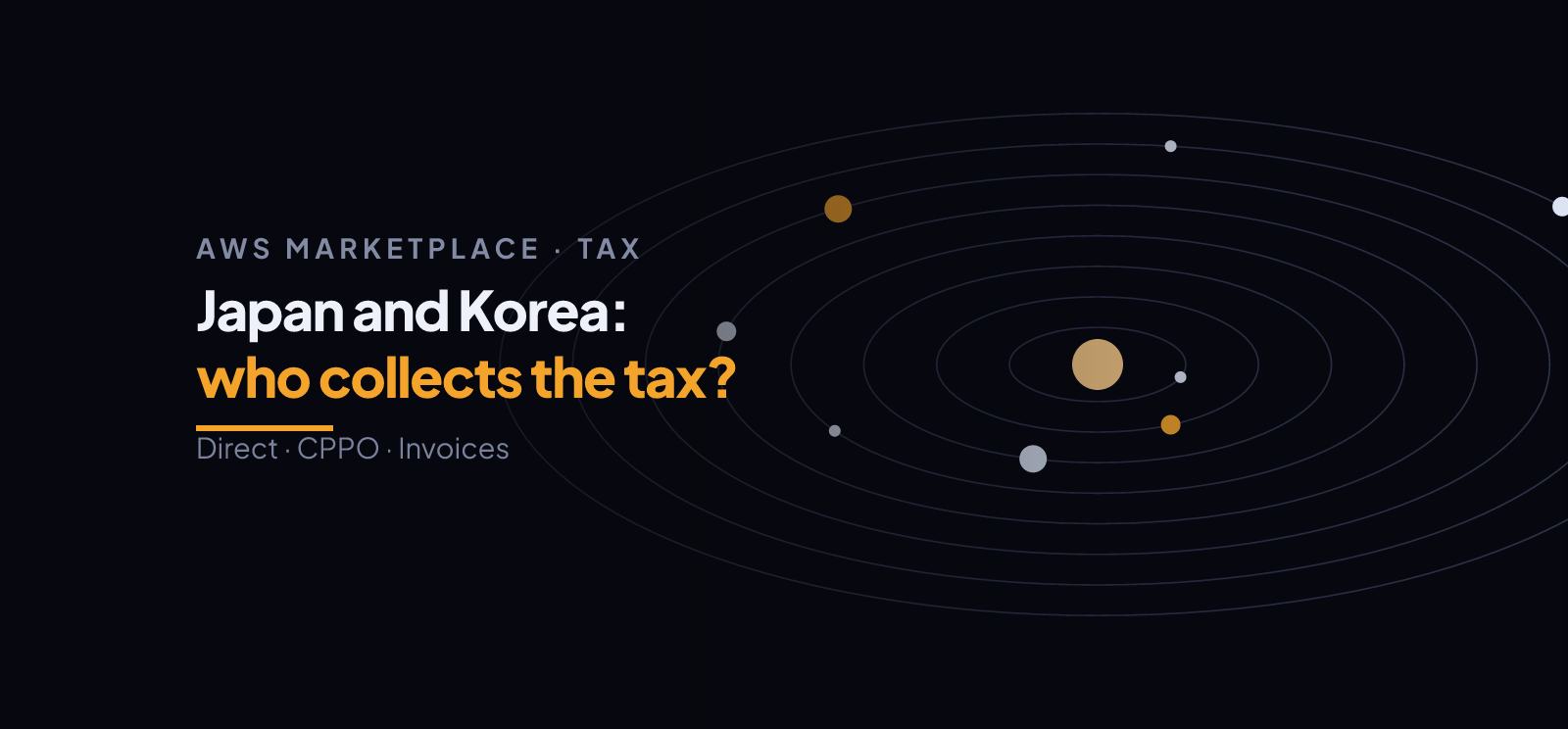 AWS Marketplace in Japan and Korea: Who Collects Tax