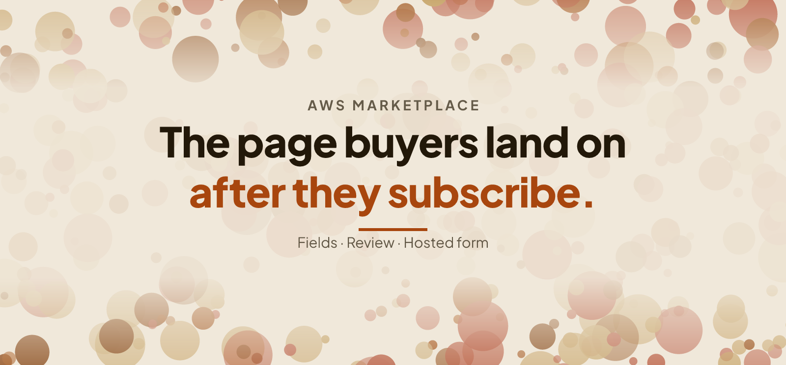 AWS Marketplace SaaS Registration Page Checklist