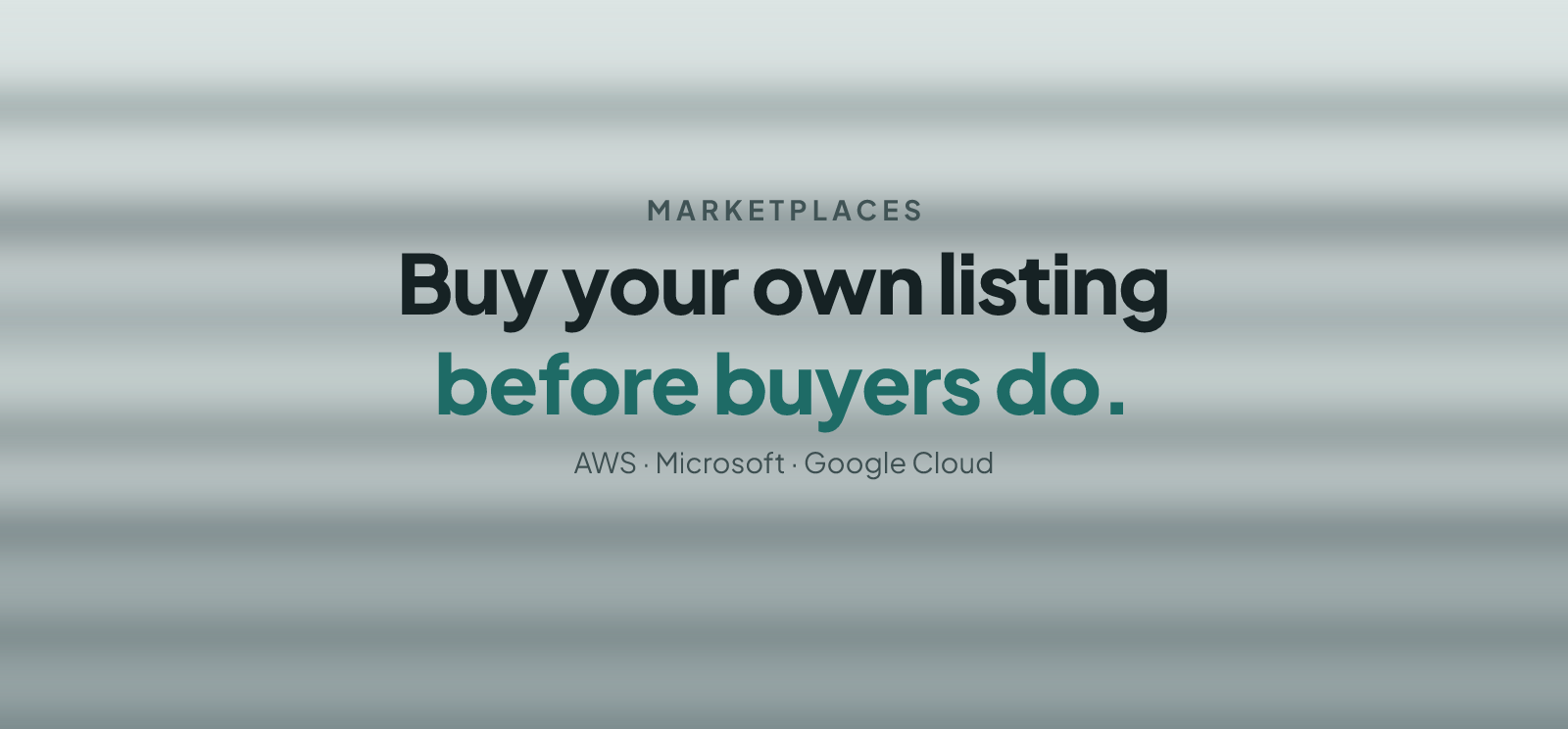 Cloud Marketplace Test Purchases Before Launch