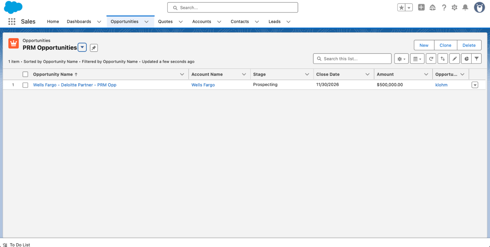 Auto-created opportunity in Salesforce / HubSpot